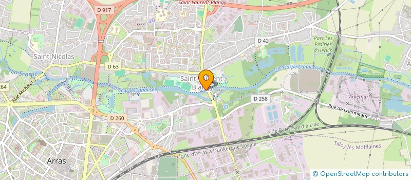 localisation de l'entreprise MONSIEUR JOEY BEAUCORNY  SAINT-LAURENT-BLANGY