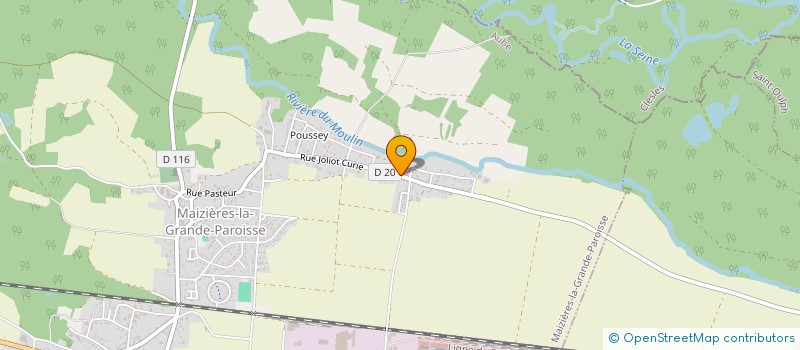 localisation de l'entreprise MONSIEUR JOEY BEENEN à MAIZIERES-LA-GRANDE-PAROISSE