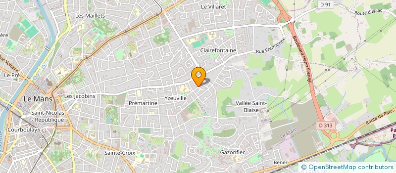 localisation de l'entreprise MONSIEUR JOEY BOURDET  LE MANS