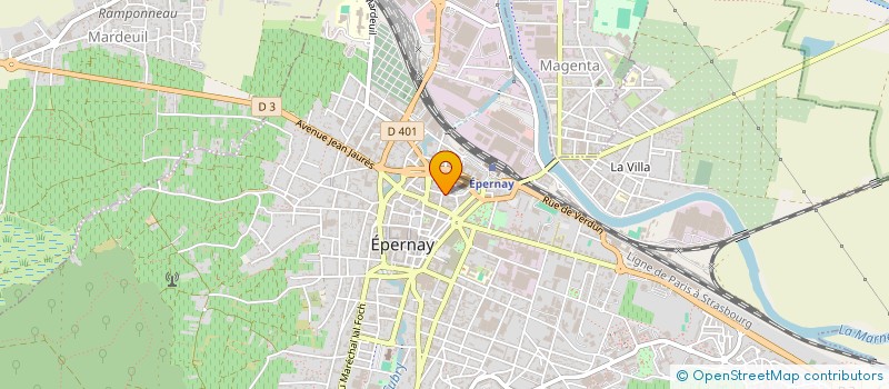 localisation de l'entreprise MONSIEUR JOEY CAIRON à EPERNAY