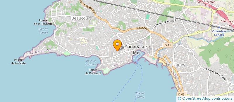 localisation de l'entreprise MONSIEUR JOEY CARA  SANARY-SUR-MER