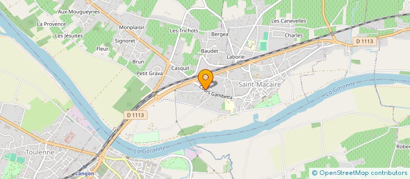 localisation de l'entreprise MONSIEUR JOEY COURNEZ  SAINT-MACAIRE