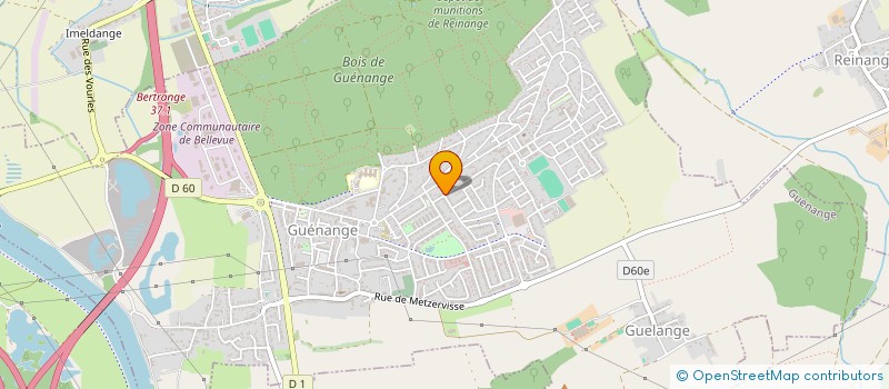 localisation de l'entreprise MONSIEUR JOEY DE CIANCIO  GUENANGE