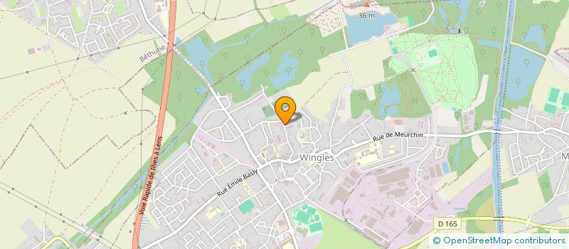 localisation de l'entreprise MONSIEUR JOEY DENNEULIN  WINGLES