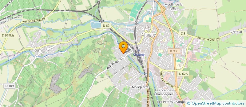 localisation de l'entreprise MONSIEUR JOEY LAIRE à CHAGNY