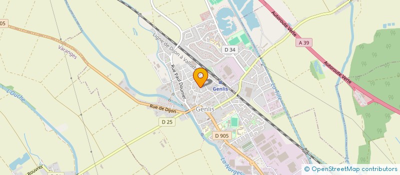 localisation de l'entreprise MONSIEUR JOEY LANDRIOT  GENLIS