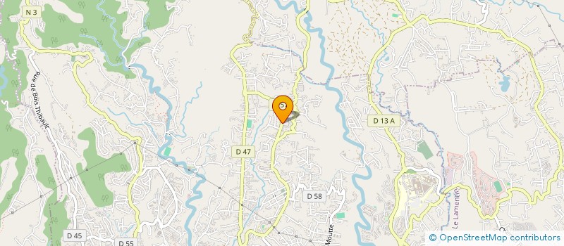 localisation de l'entreprise MONSIEUR JOEY LECURIEUX-LAFAYETTE  RIVIERE-SALEE