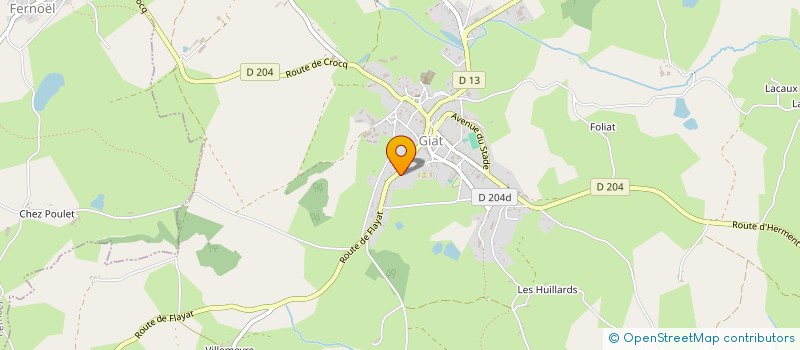 localisation de l'entreprise MONSIEUR JOEY LOWENSKY  GIAT