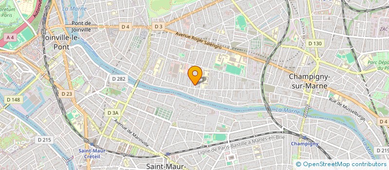 localisation de l'entreprise MONSIEUR JOEY MARSAUD  CHAMPIGNY-SUR-MARNE