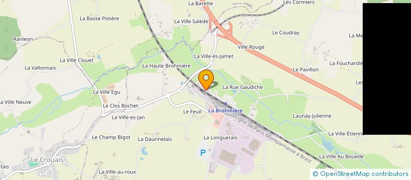 localisation de l'entreprise MONSIEUR JOFFRAY LADEVEZ  MONTAUBAN-DE-BRETAGNE