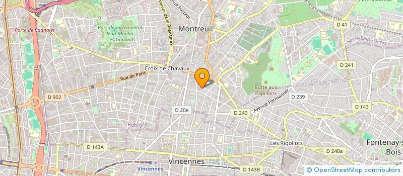 localisation de l'entreprise MONSIEUR JOFFRE PATRICK à MONTREUIL
