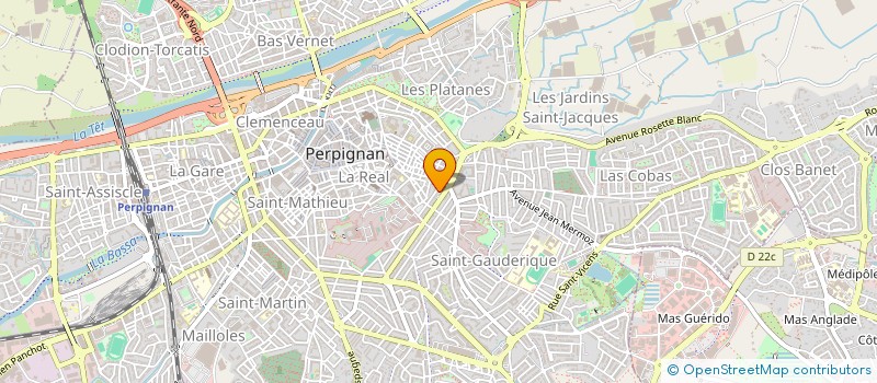 localisation de l'entreprise MONSIEUR JOFFRE SARTRE  PERPIGNAN