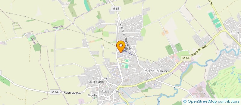 localisation de l'entreprise MONSIEUR JOFFREY BACHERE  AUSSONNE