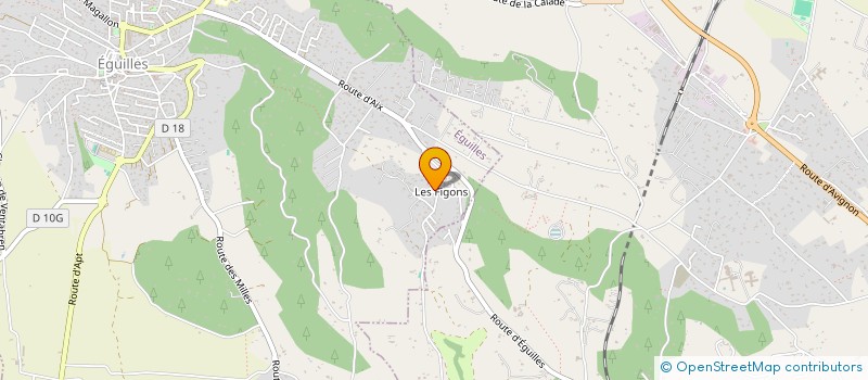 localisation de l'entreprise MONSIEUR JOFFREY BAILLY  EGUILLES