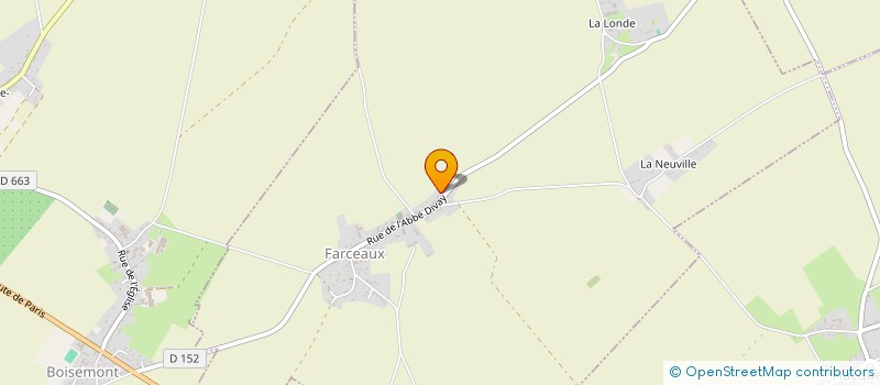 localisation de l'entreprise MONSIEUR JOFFREY BALTAZAR  FARCEAUX