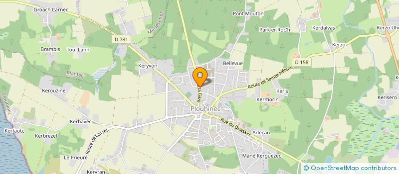 localisation de l'entreprise MONSIEUR JOFFREY BEASSE  PLOUHINEC