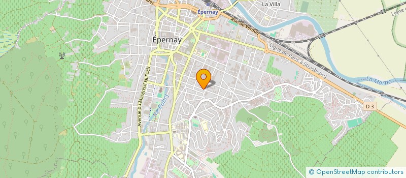 localisation de l'entreprise MONSIEUR JOFFREY BINDET  EPERNAY