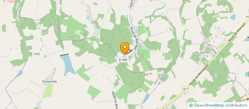 localisation de l'entreprise MONSIEUR JOFFREY BOSCARDIN  SAINTE-COLOMBE-EN-BRUILHOIS