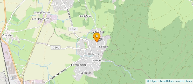 localisation de l'entreprise MONSIEUR JOFFREY BOURGEAT  DOUVRES