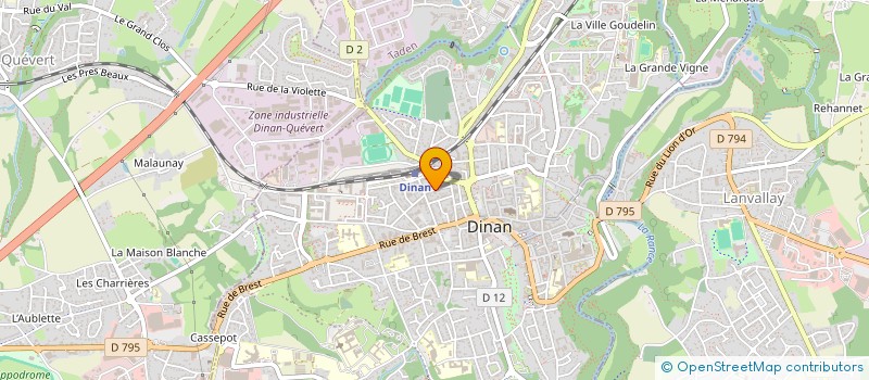 localisation de l'entreprise MONSIEUR JOFFREY BROCHU à DINAN