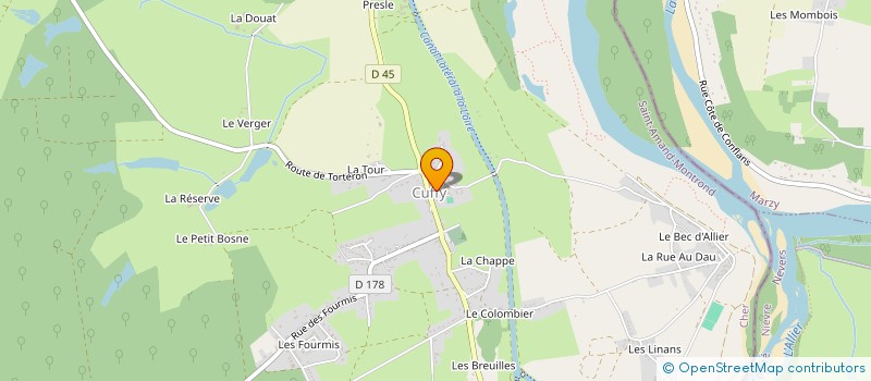 localisation de l'entreprise MONSIEUR JOFFREY CATOIRE à CUFFY