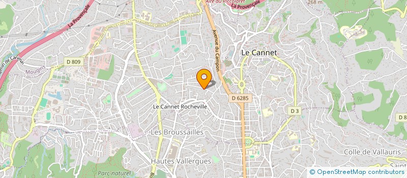 localisation de l'entreprise MONSIEUR JOFFREY CAVALIER à LE CANNET