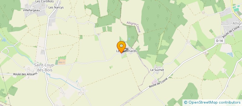 localisation de l'entreprise MONSIEUR JOFFREY CAVAZZINI  SAINT-LOUP-DES-BOIS