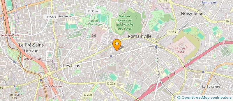 localisation de l'entreprise MONSIEUR JOFFREY CHATELLIER à LES LILAS