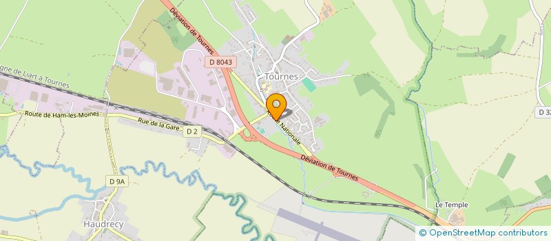 localisation de l'entreprise MONSIEUR JOFFREY CLARY  TOURNES