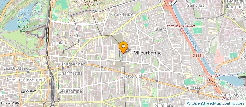 localisation de l'entreprise MONSIEUR JOFFREY COHN  VILLEURBANNE