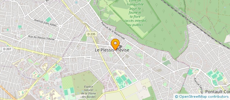 localisation de l'entreprise MONSIEUR JOFFREY CORGNIARD à LE PLESSIS-TREVISE