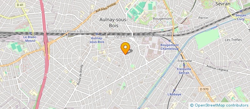 localisation de l'entreprise MONSIEUR JOFFREY COUDERC à AULNAY-SOUS-BOIS