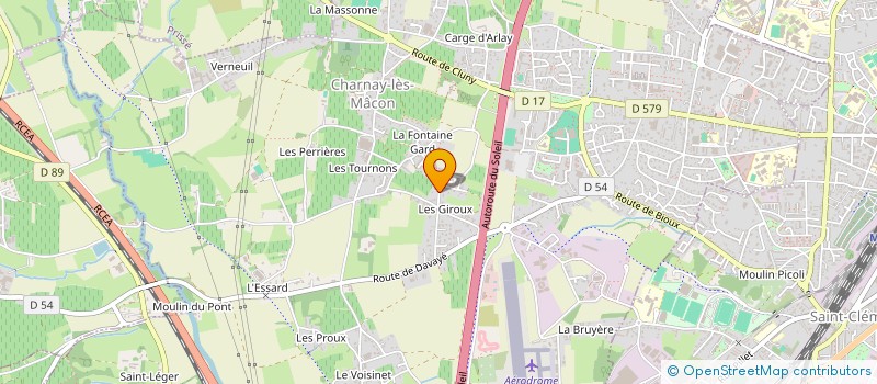 localisation de l'entreprise MONSIEUR JOFFREY DE CLERCQ à CHARNAY-LES-MACON