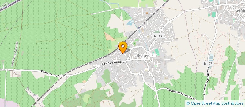 localisation de l'entreprise MONSIEUR JOFFREY DELAVIERRE  BEAUVOISIN