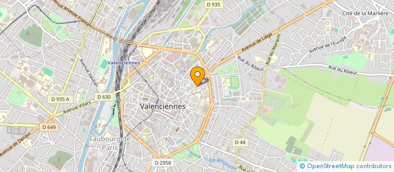 localisation de l'entreprise MONSIEUR JOFFREY DENEUX à VALENCIENNES