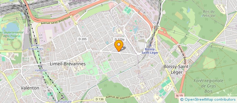 localisation de l'entreprise MONSIEUR JOFFREY DIAS  LIMEIL-BREVANNES