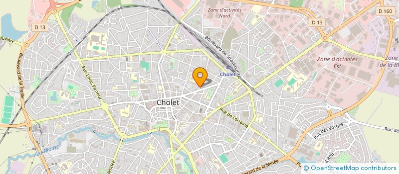 localisation de l'entreprise MONSIEUR JOFFREY DISQUAY  CHOLET