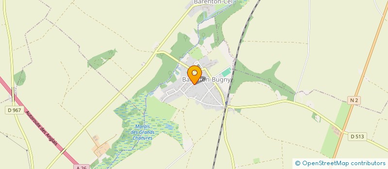 localisation de l'entreprise MONSIEUR JOFFREY DRUON  BARENTON-BUGNY