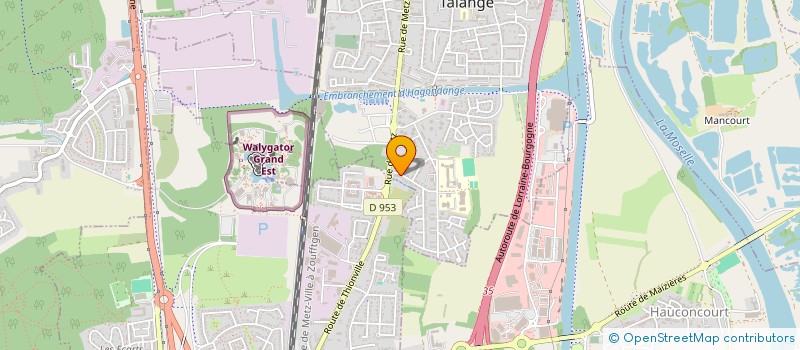 localisation de l'entreprise MONSIEUR JOFFREY FOSSEY  TALANGE