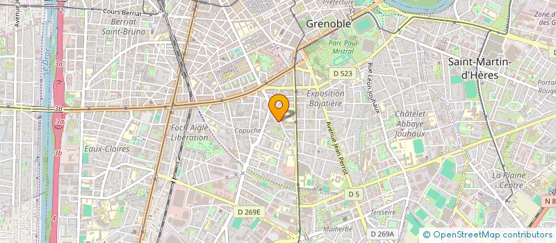 localisation de l'entreprise MONSIEUR JOFFREY GINOUX  GRENOBLE