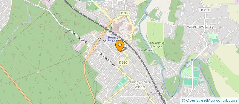 localisation de l'entreprise MONSIEUR JOFFREY GOUAIS  QUINCY-SOUS-SENART