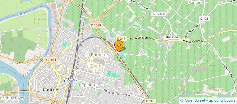 localisation de l'entreprise MONSIEUR JOFFREY GUSTIN  LIBOURNE