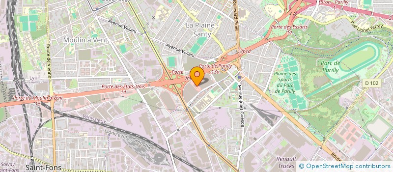 localisation de l'entreprise MONSIEUR JOFFREY HABAI  VENISSIEUX