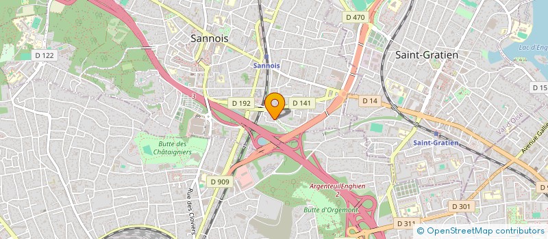 localisation de l'entreprise MONSIEUR JOFFREY LADMIRAULT  SANNOIS