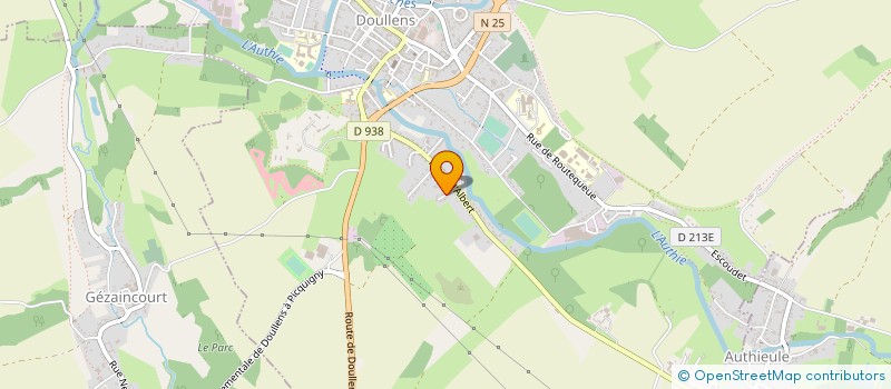 localisation de l'entreprise MONSIEUR JOFFREY LAFFILEZ  DOULLENS