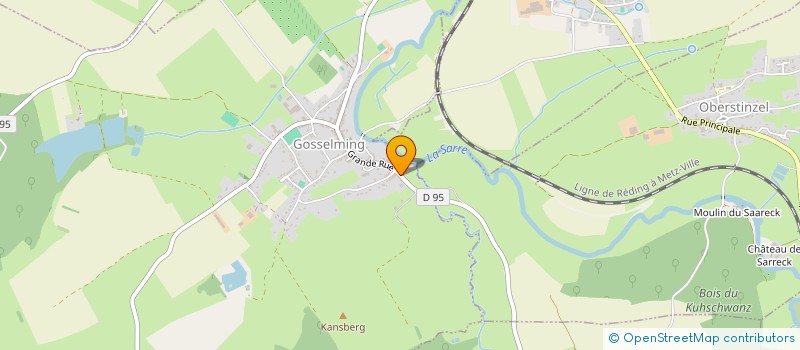 localisation de l'entreprise MONSIEUR JOFFREY LANGLET  GOSSELMING