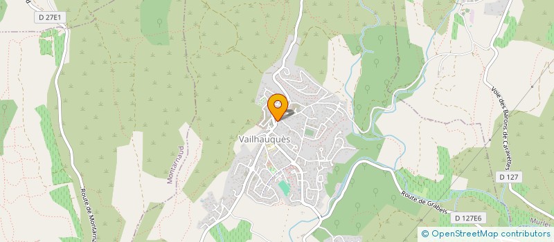 localisation de l'entreprise MONSIEUR JOFFREY LAVIGNE  VAILHAUQUES