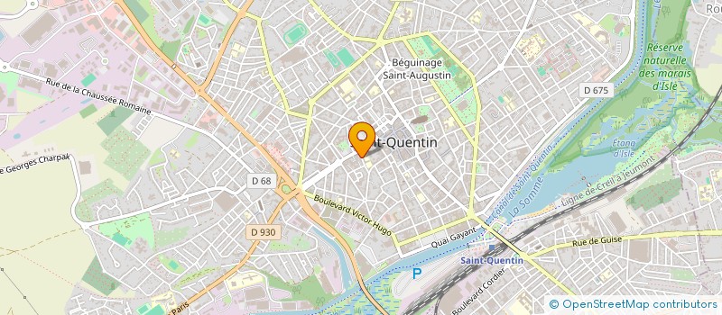 localisation de l'entreprise MONSIEUR JOFFREY LE GALL à SAINT-QUENTIN