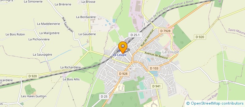 localisation de l'entreprise MONSIEUR JOFFREY LEBOUCHER à LA LOUPE