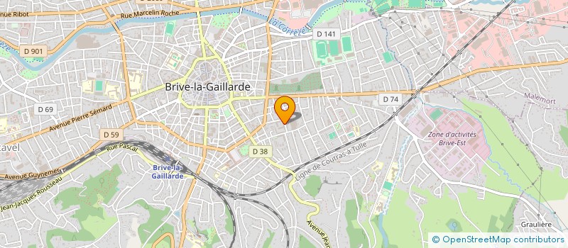 localisation de l'entreprise MONSIEUR JOFFREY LEBOURG à BRIVE-LA-GAILLARDE